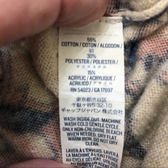 Old Navy Floral Print Crew Neck Sweater  G138 - Picture 6 of 7